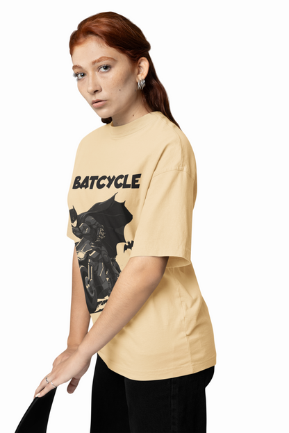I'M Batcycle T-Shirt Oversized Fit with Bold Batcycle Design