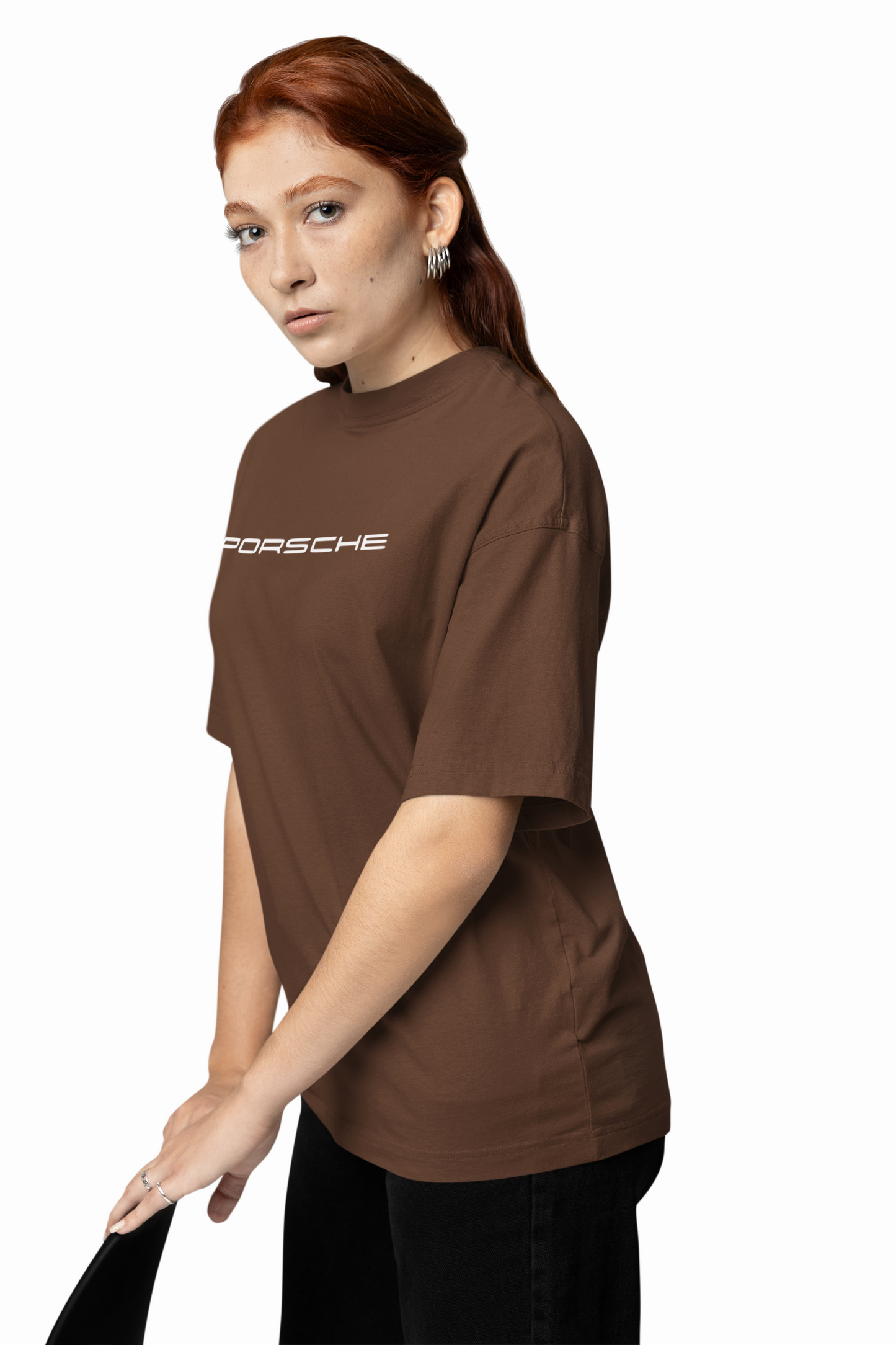 Porsche Lizard Green Oversized T-Shirt for Racing Streetwear