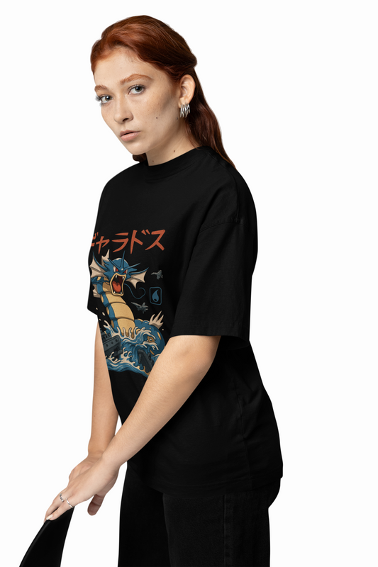 Gyarados Oversized T-Shirt Bold Pokémon Streetwear Tee