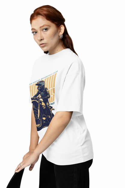 Shadow Biker Oversized T-Shirts – Dark Bold Streetwear Style