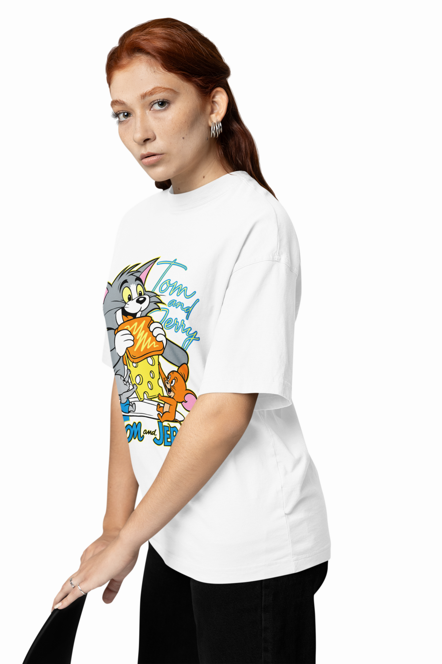 Tom And Jerry Fight Oversized T-Shirt Premium Streetwear