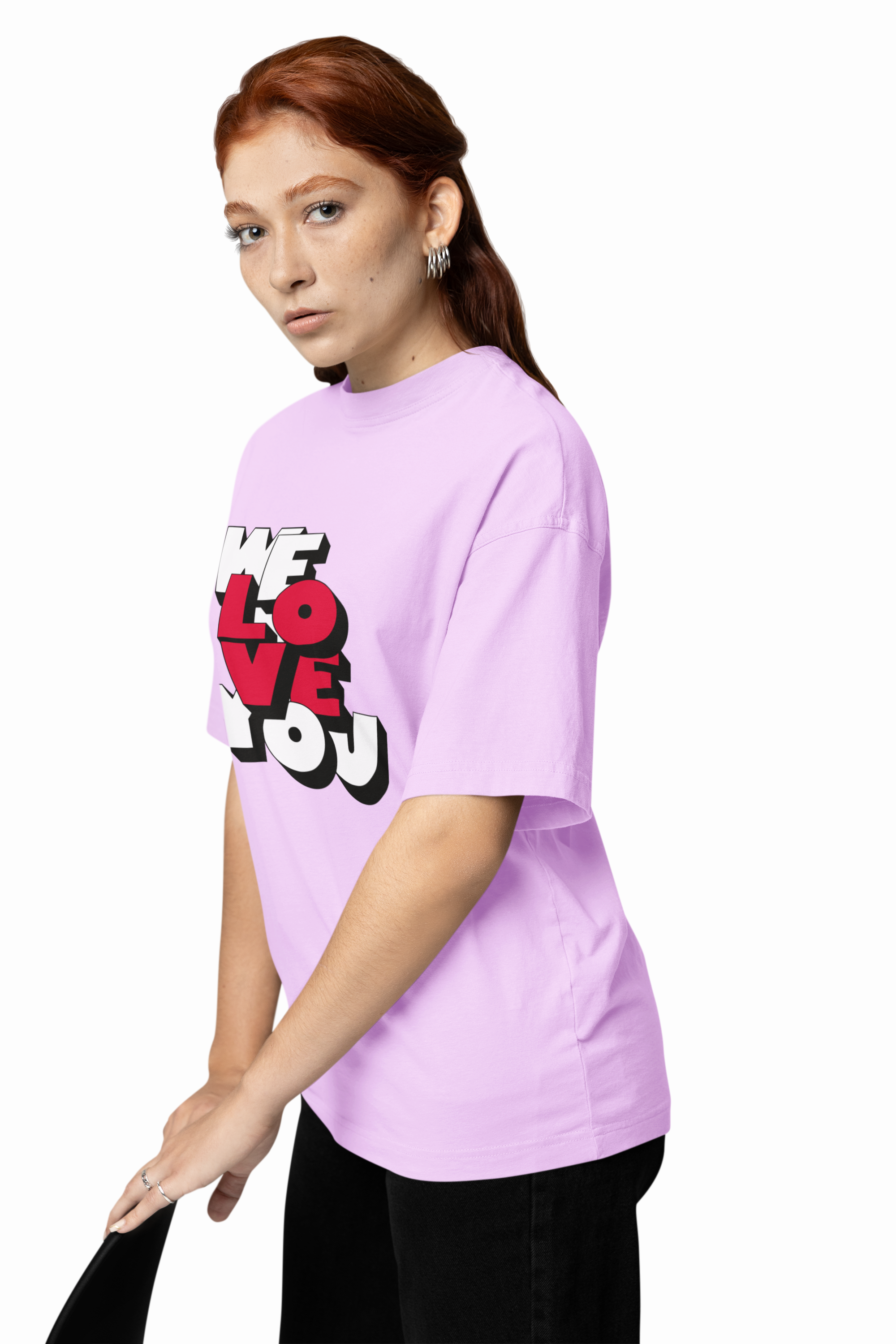 We Love You Oversized T-Shirts