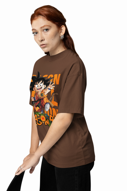Son Goku Anime Oversized T-Shirt Dragon Ball Streetwear Tee