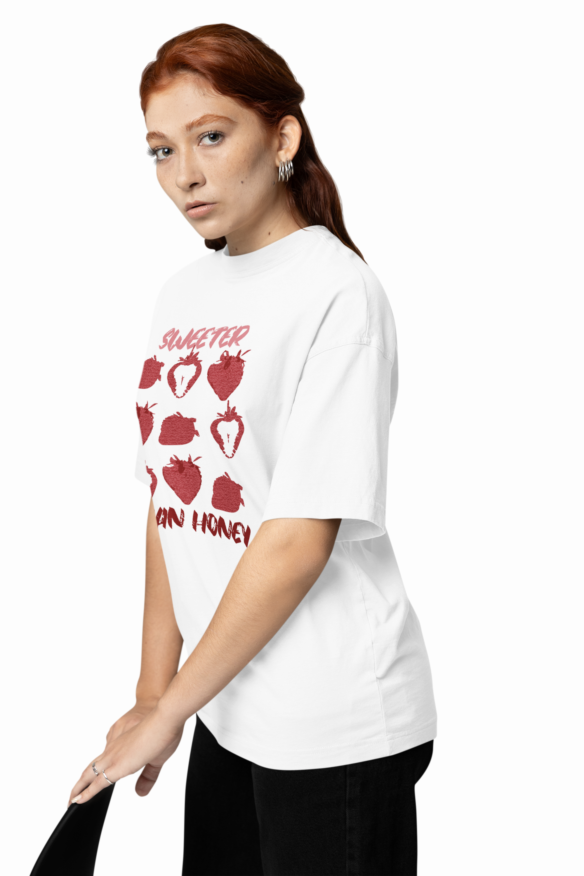 Sweet Strawberry Oversized T-Shirts