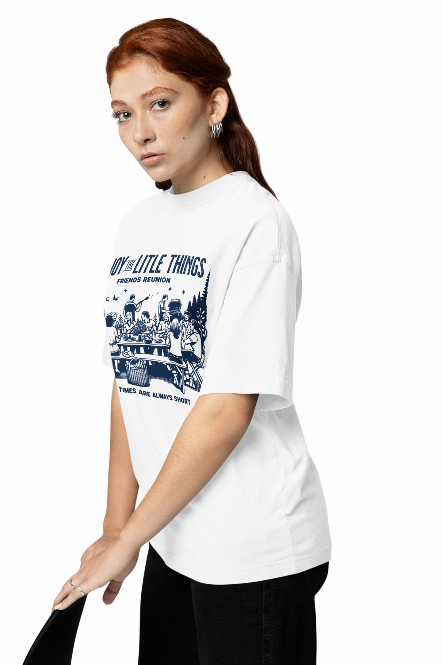 Enjoy Little Things Oversized T Shirt Casual Streetwear