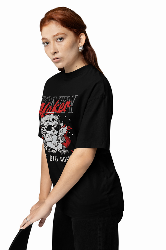 Make Big Money Oversized T-Shirt – Bold Streetwear Tee