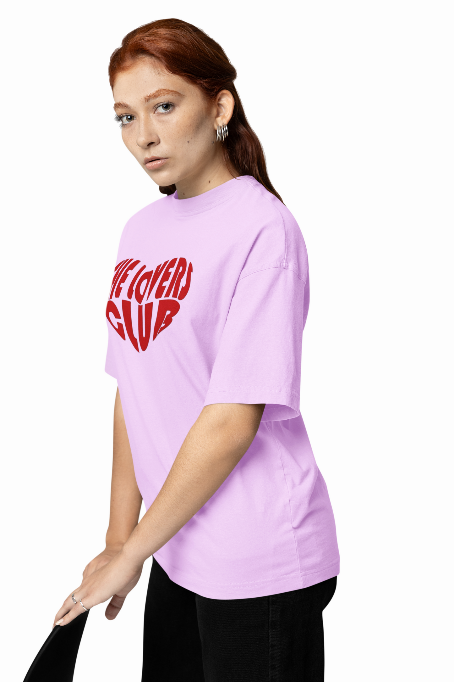 Lovers Club Oversized T-Shirts Bold Romantic Stylish Couples