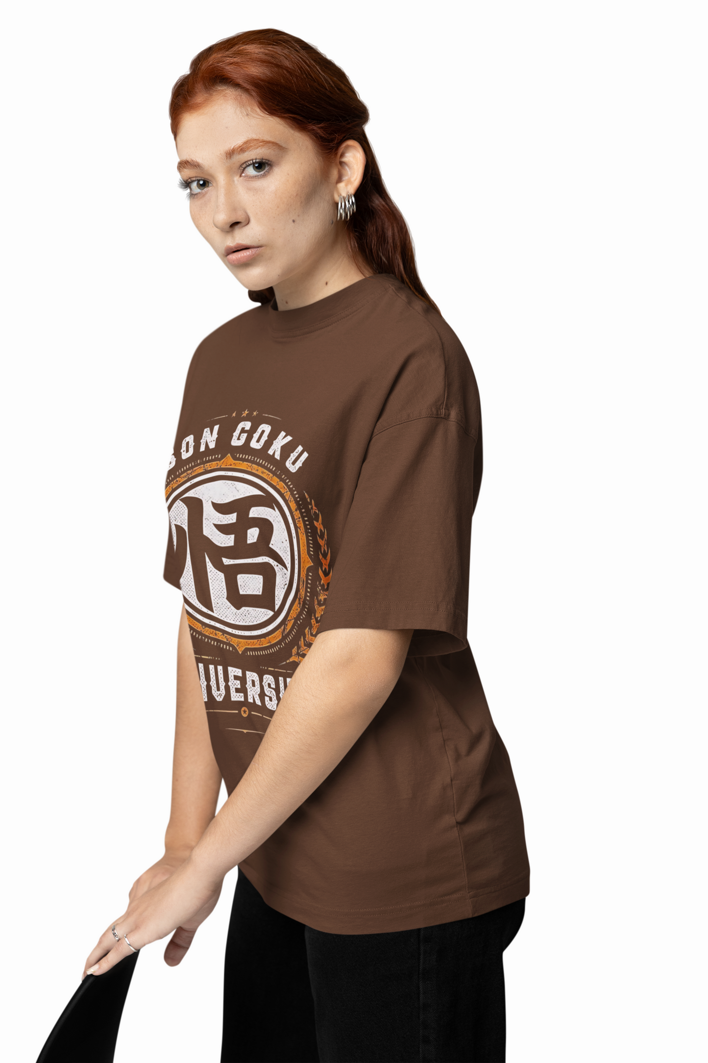 Inferno Goku Oversized T-Shirt Fiery Saiyan Anime Streetwear