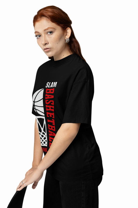 Slam Basketball Oversized T-Shirt True Ballers Streetwear