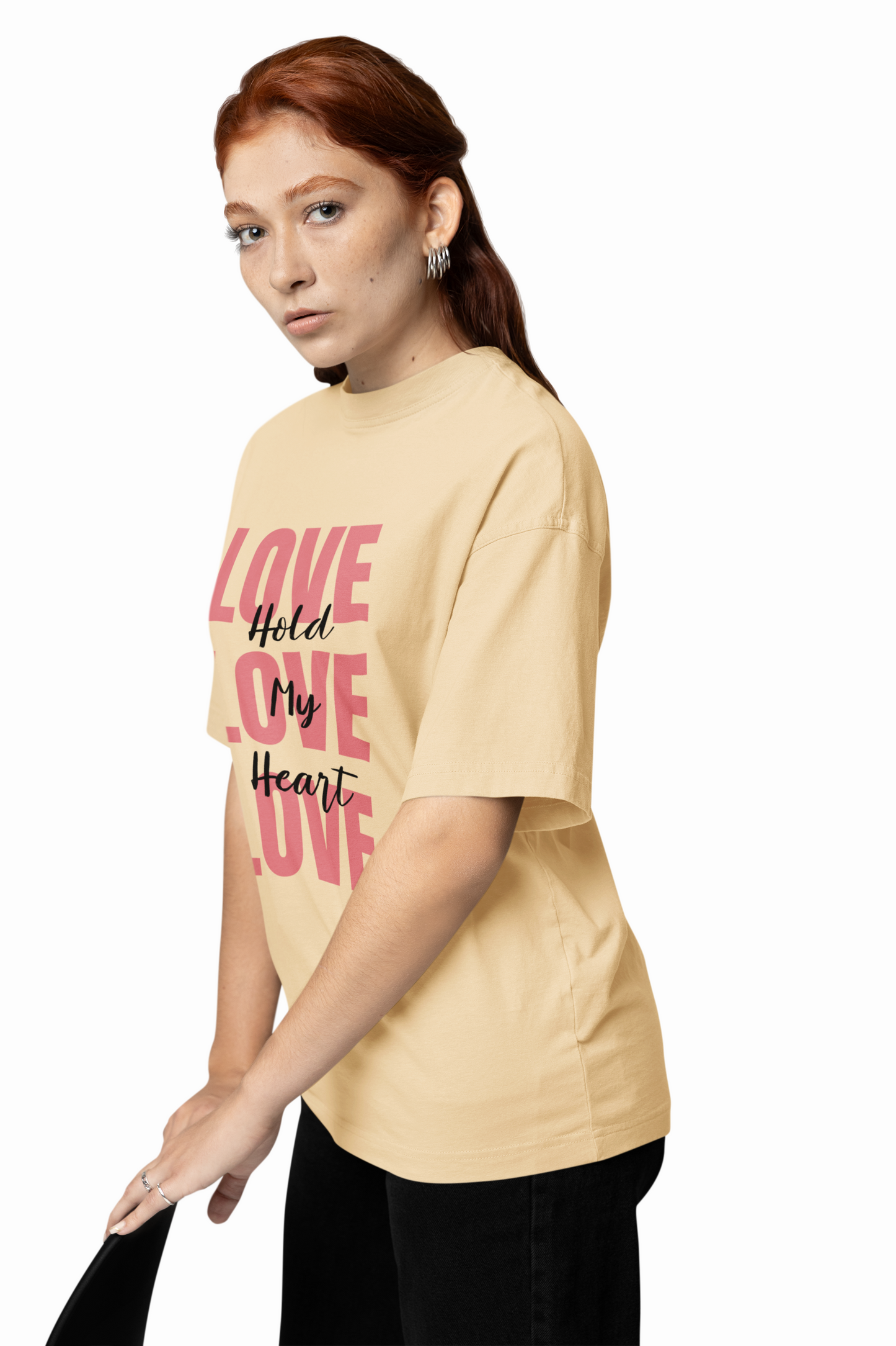 Oversized T-Shirts Love Couple Cute Partner Style Wear