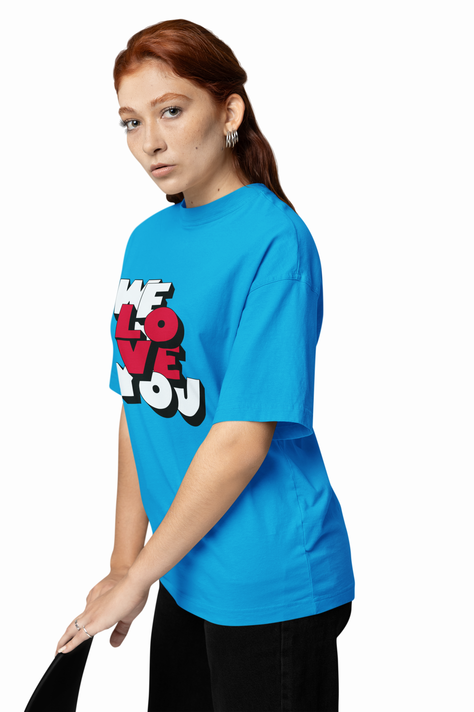 We Love You Oversized T-Shirts