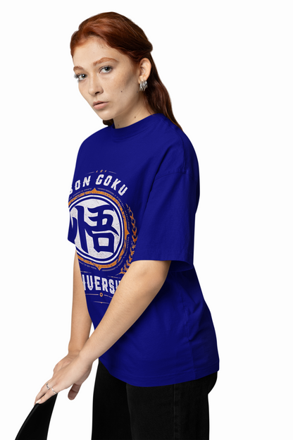 Inferno Goku Oversized T-Shirt Fiery Saiyan Anime Streetwear