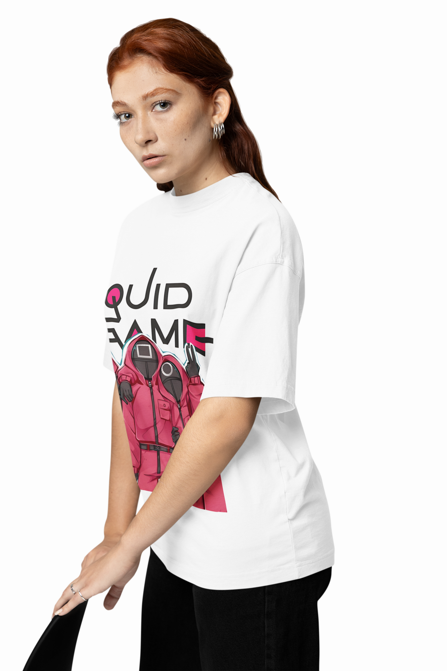 Squid Game Team Oversized T-Shirt Bold Pop Culture Style