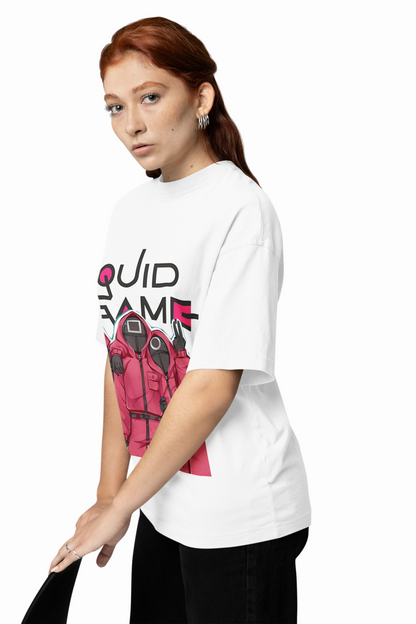 Squid Game Team Oversized T-Shirt Bold Pop Culture Style