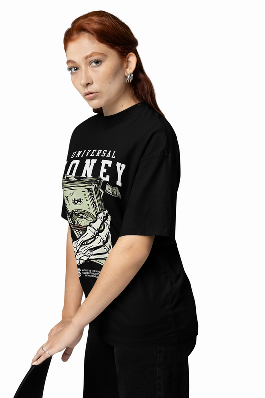 Universal Money Oversized T-Shirt for Bold Streetwear Outfits