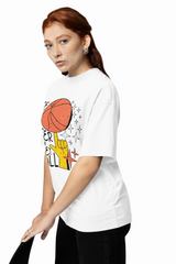 Better Life With Basket ball Oversized T-Shirt