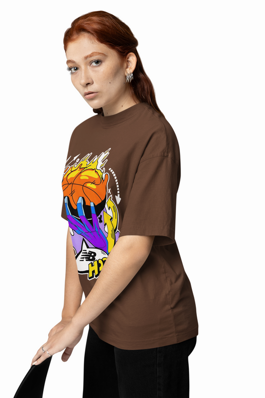 NB Hoops Oversized T-Shirt – Trendy & Comfortable Streetwear