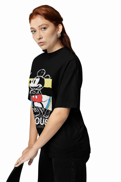 Mickey Skech Oversized T-Shirts