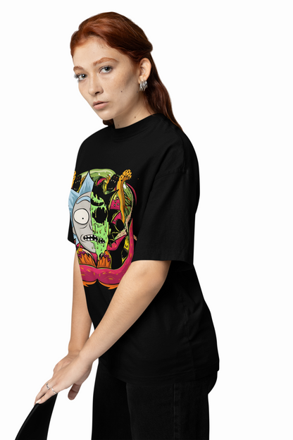 Zombie Version Oversized T-Shirts Bold Horror Streetwear