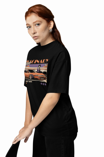 Imaginary Oversized T-Shirt Stylish & Trendy Graphic Tee