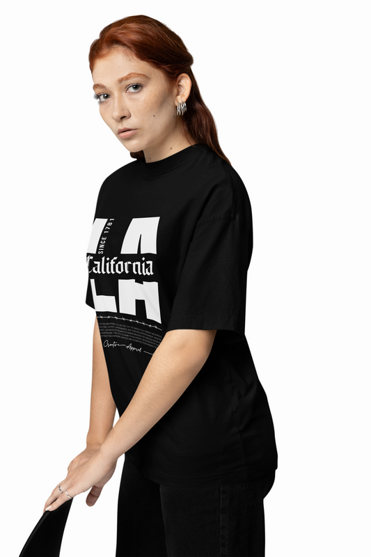A California Oversized T-Shirts Stylish Casual Graphic Wear