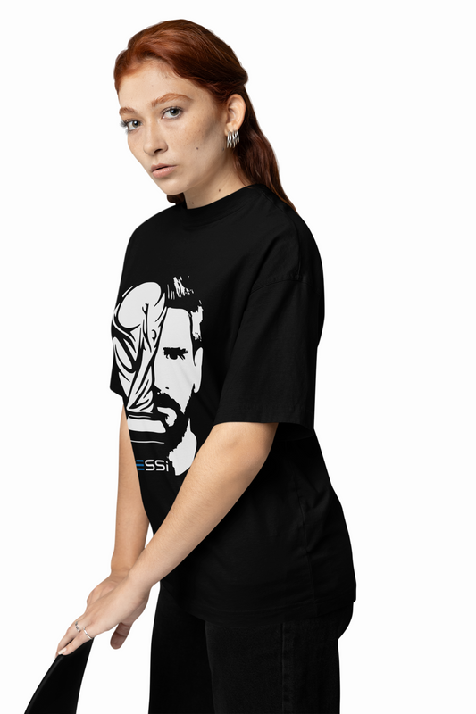 Messi Oversized T-Shirt for Iconic Football Fan Style