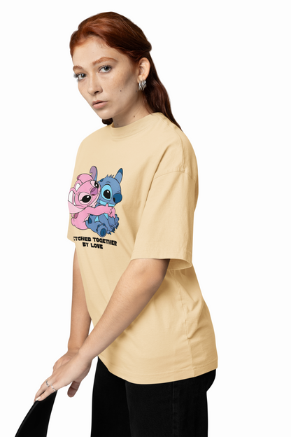 Together By Love Oversized T-Shirts for Romantic Casual Style