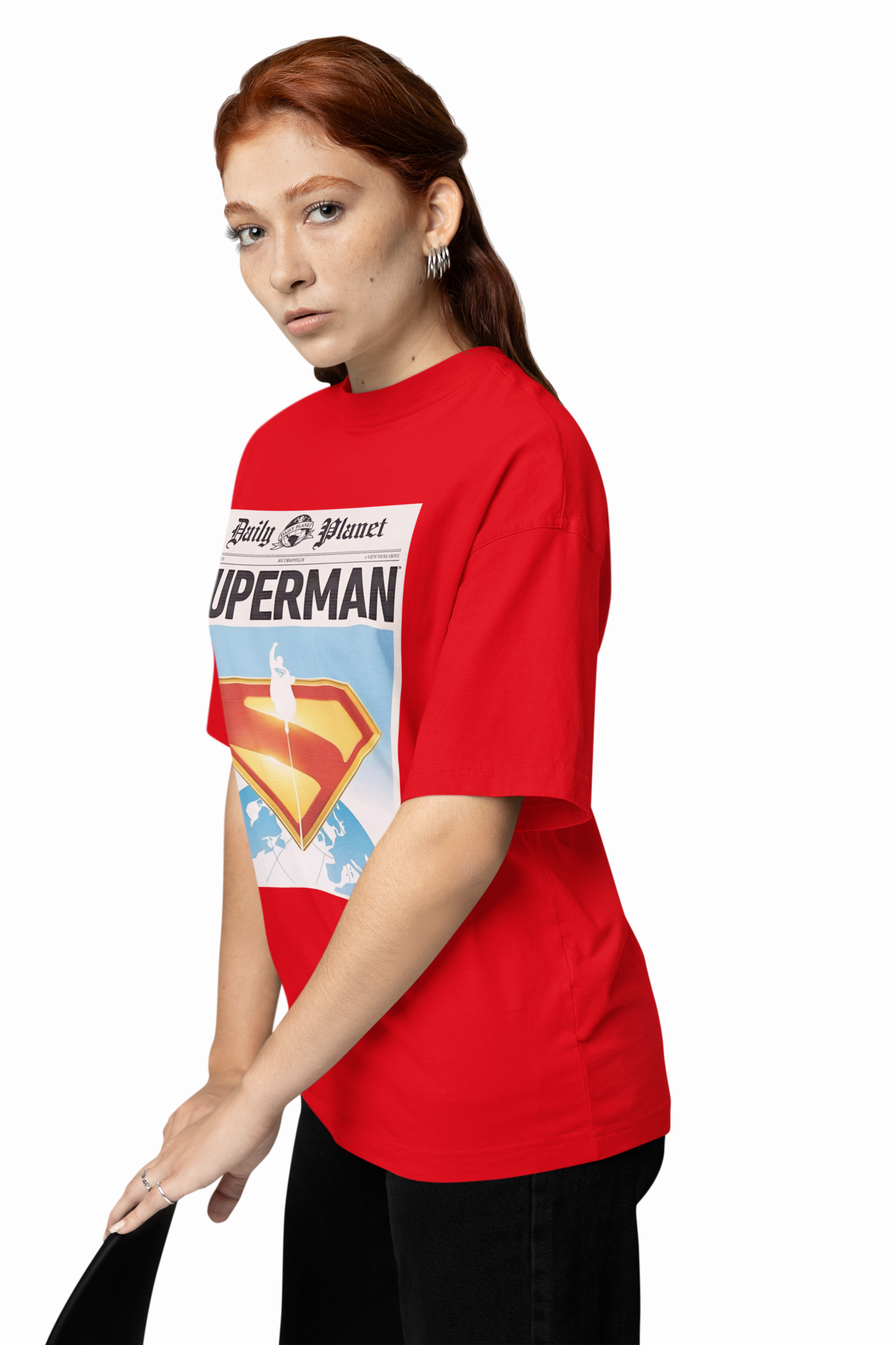 Superman Daily Planet Oversized T-Shirt