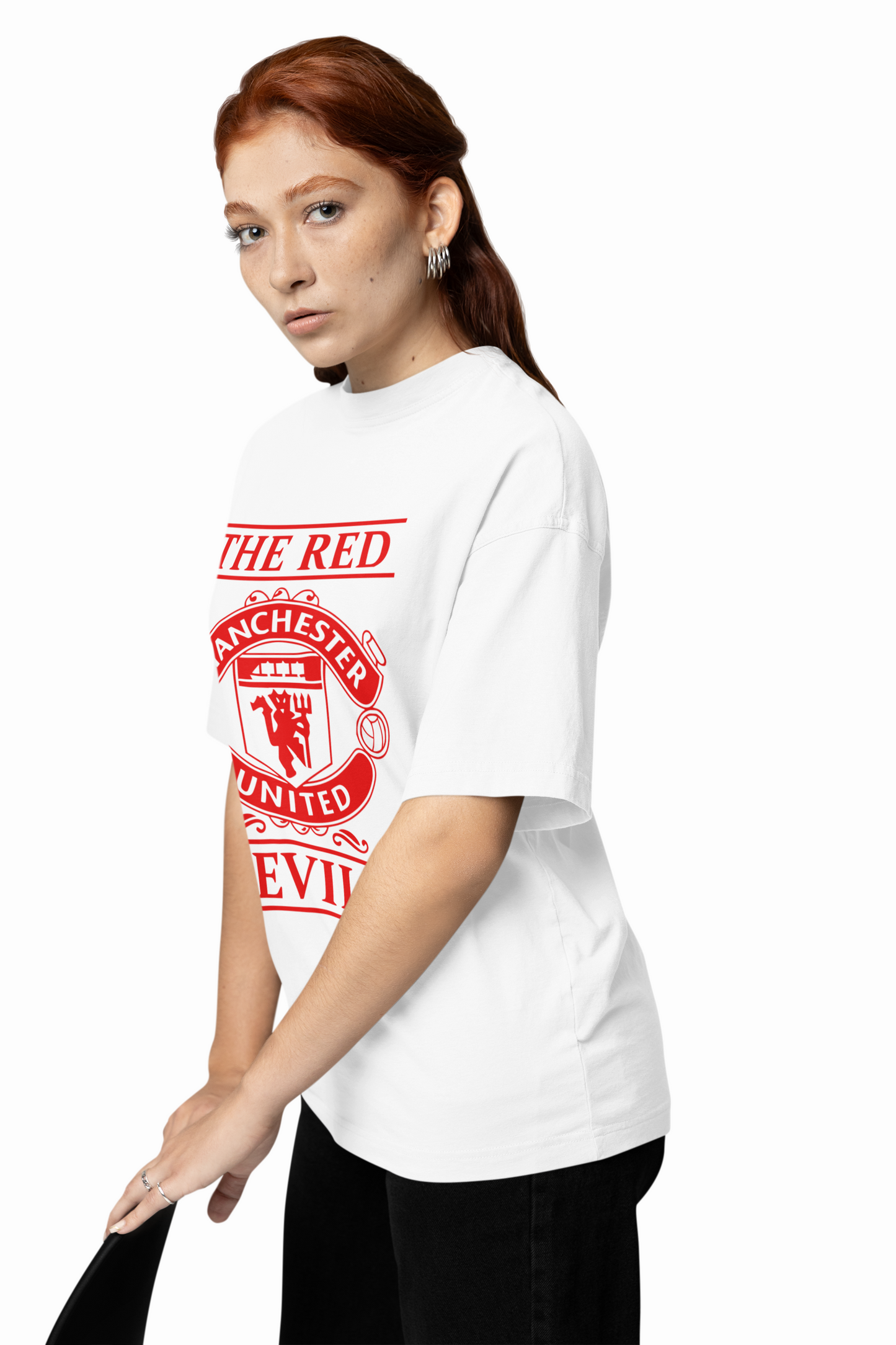 The Red Devils Oversized Manchester Streetwear T-Shirt