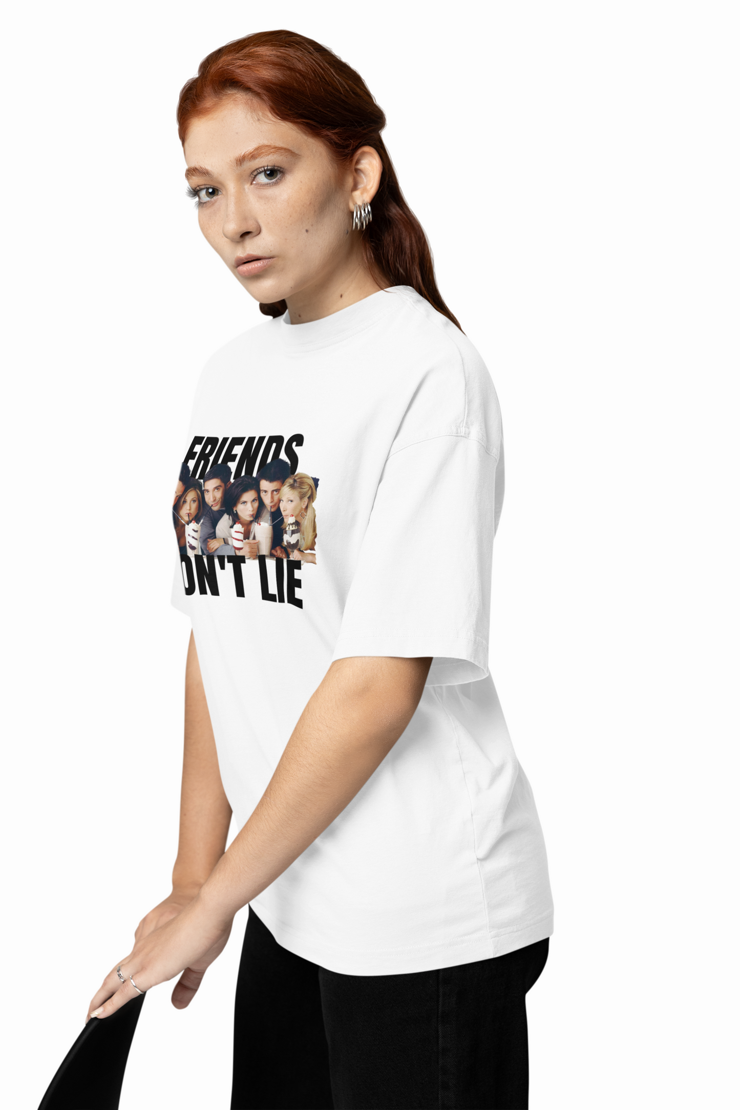 Friends Don’t Lie Oversized T-Shirt Streetwear with Attitude