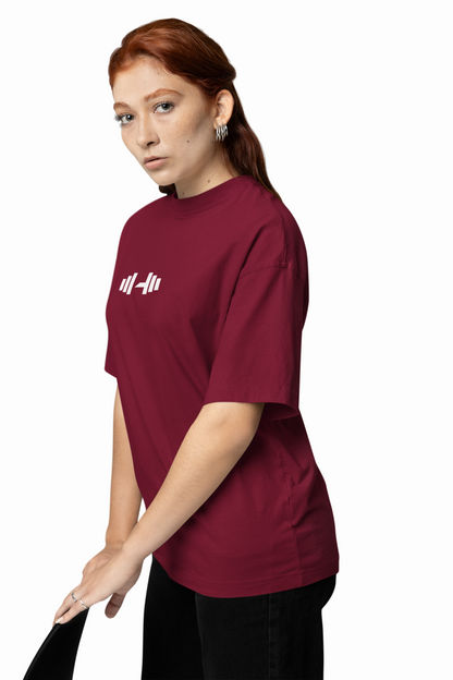 Iron Addict Oversized Gym T-Shirt  Power for Strength Lifters
