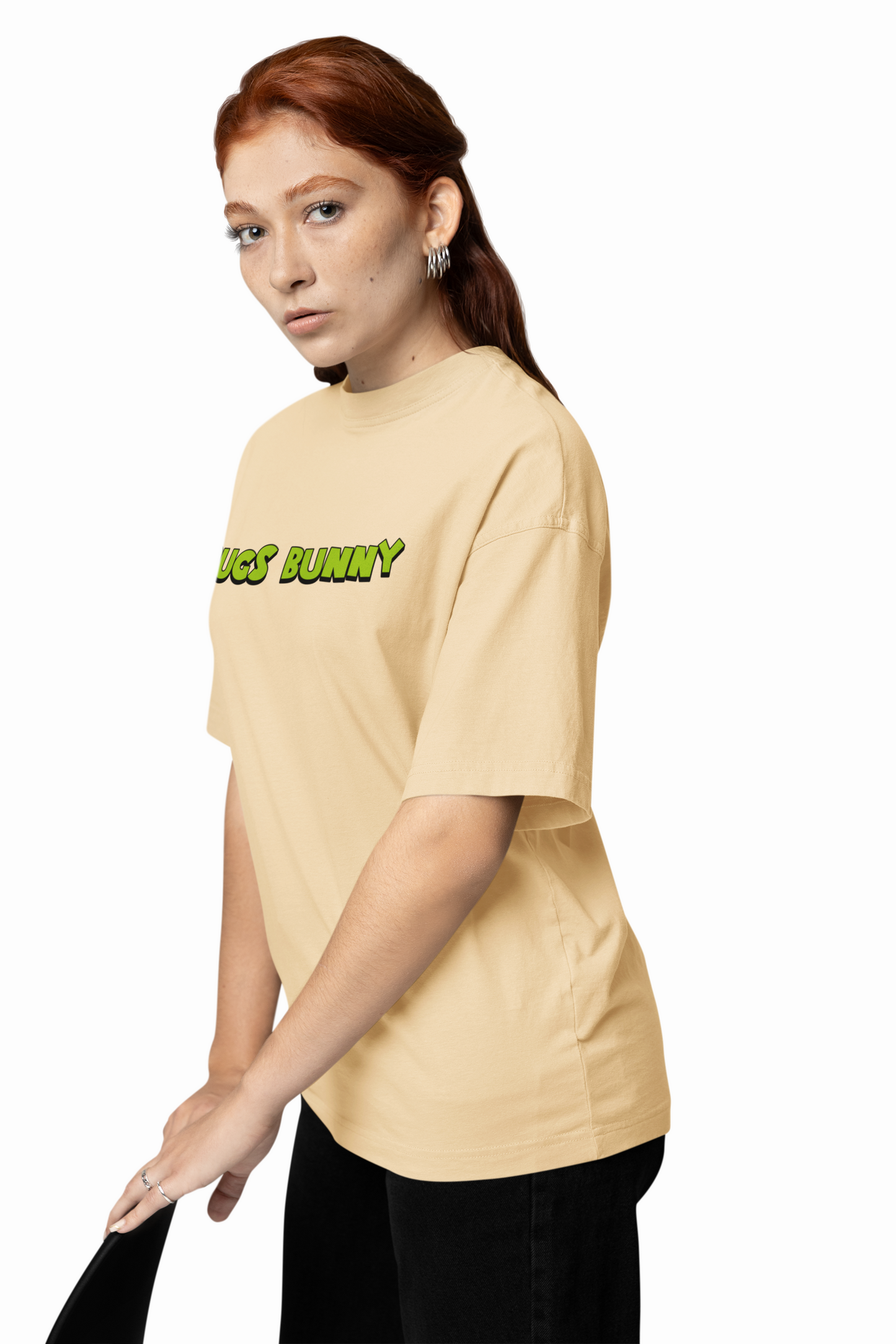 Bunny Bugs Cartoon Oversized T Shirt Fun Anime Graphic Tee
