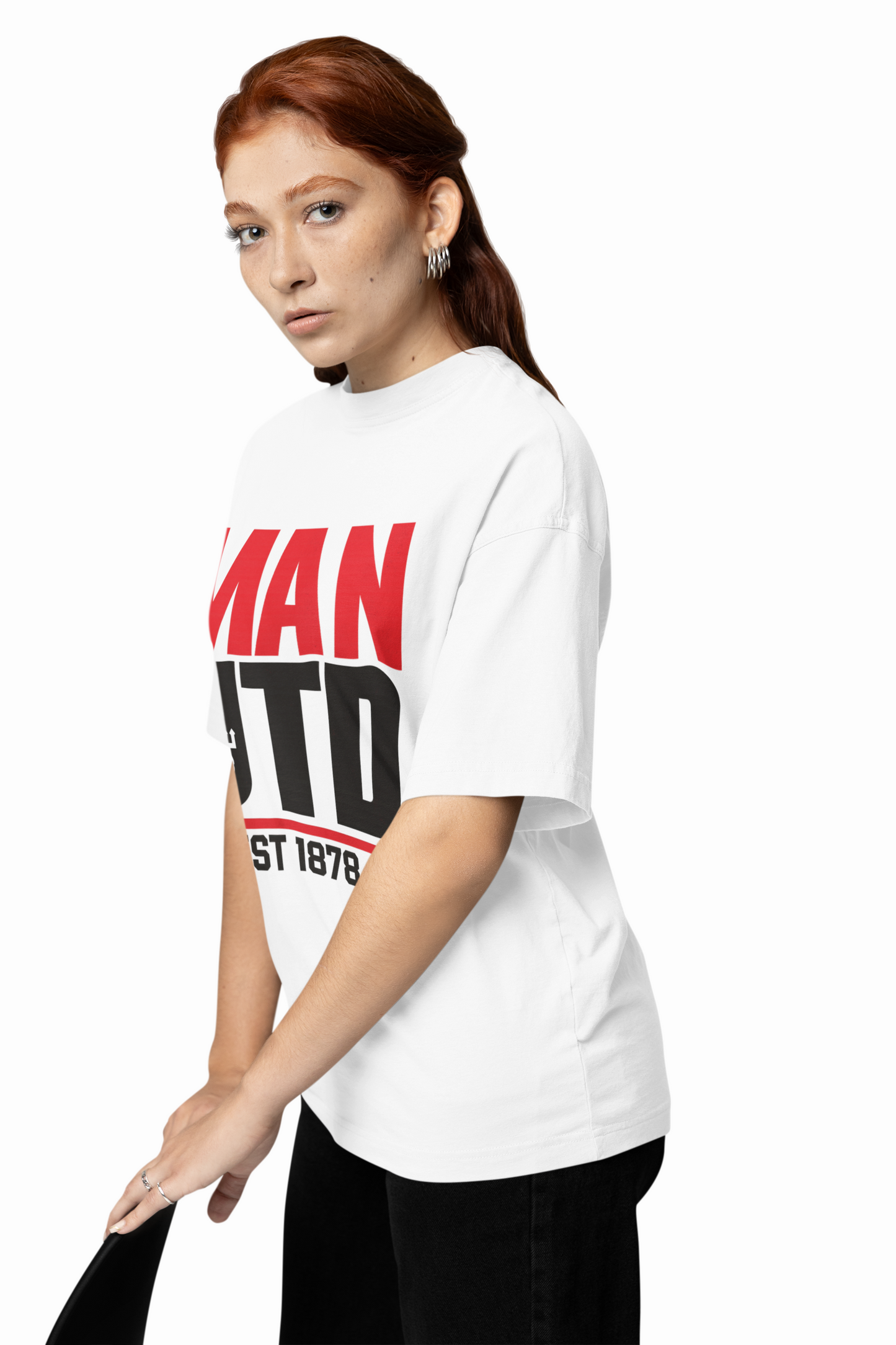 Man UTD Oversized T-Shirts – Bold Football Fan Graphic Tee