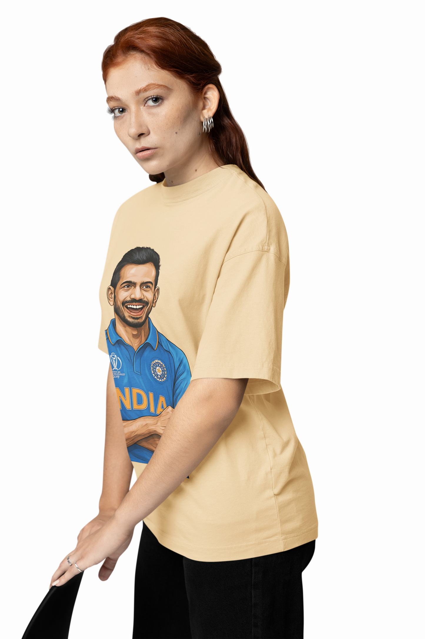 Chahal Spin Master Oversized T-Shirt Cricket King Style Tee