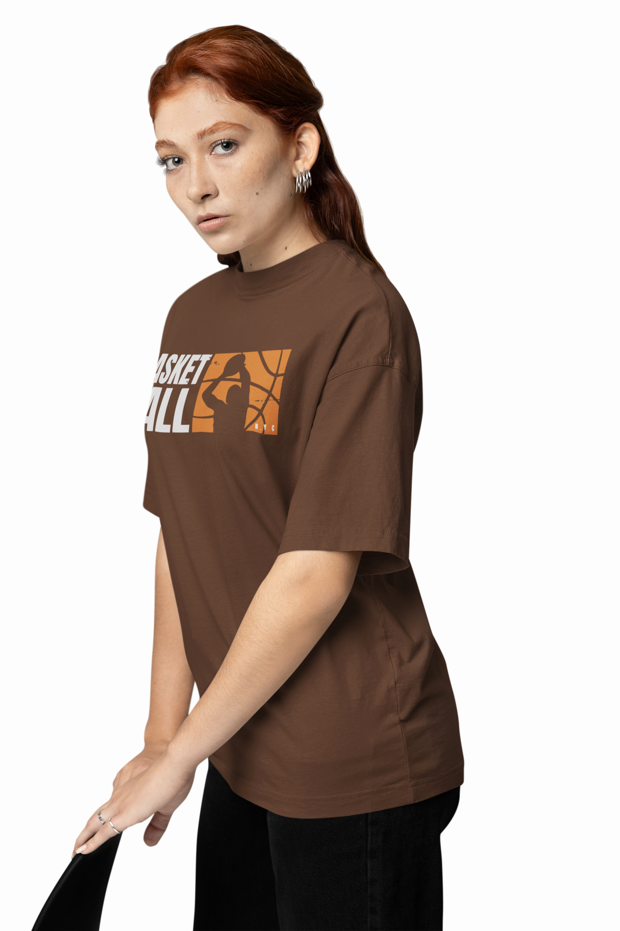 Basketball Grapahic Oversized T-Shirt