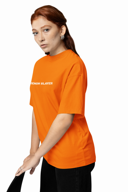 Kimetsu Oversized T-Shirt Trendy Casual Cotton Graphic Tee