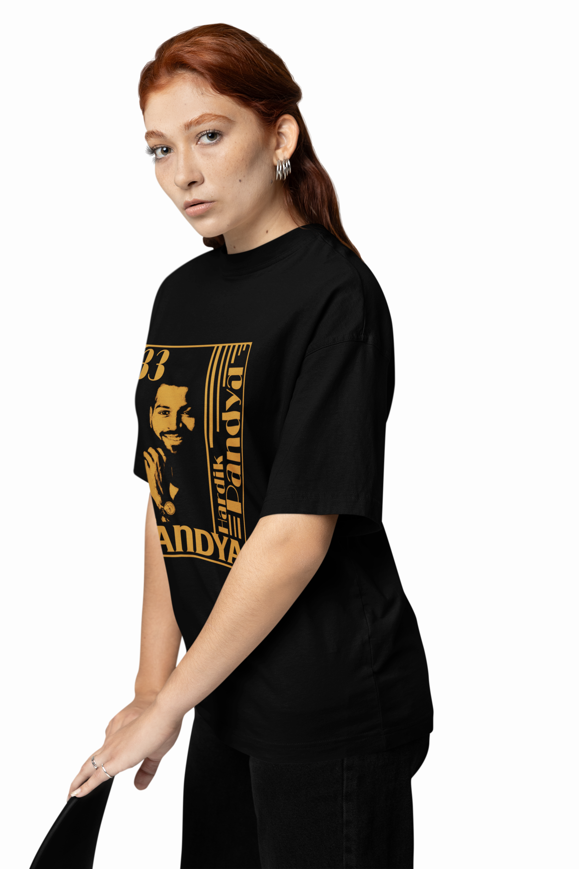Hardikpandya 33 Oversized-T-Shirts
