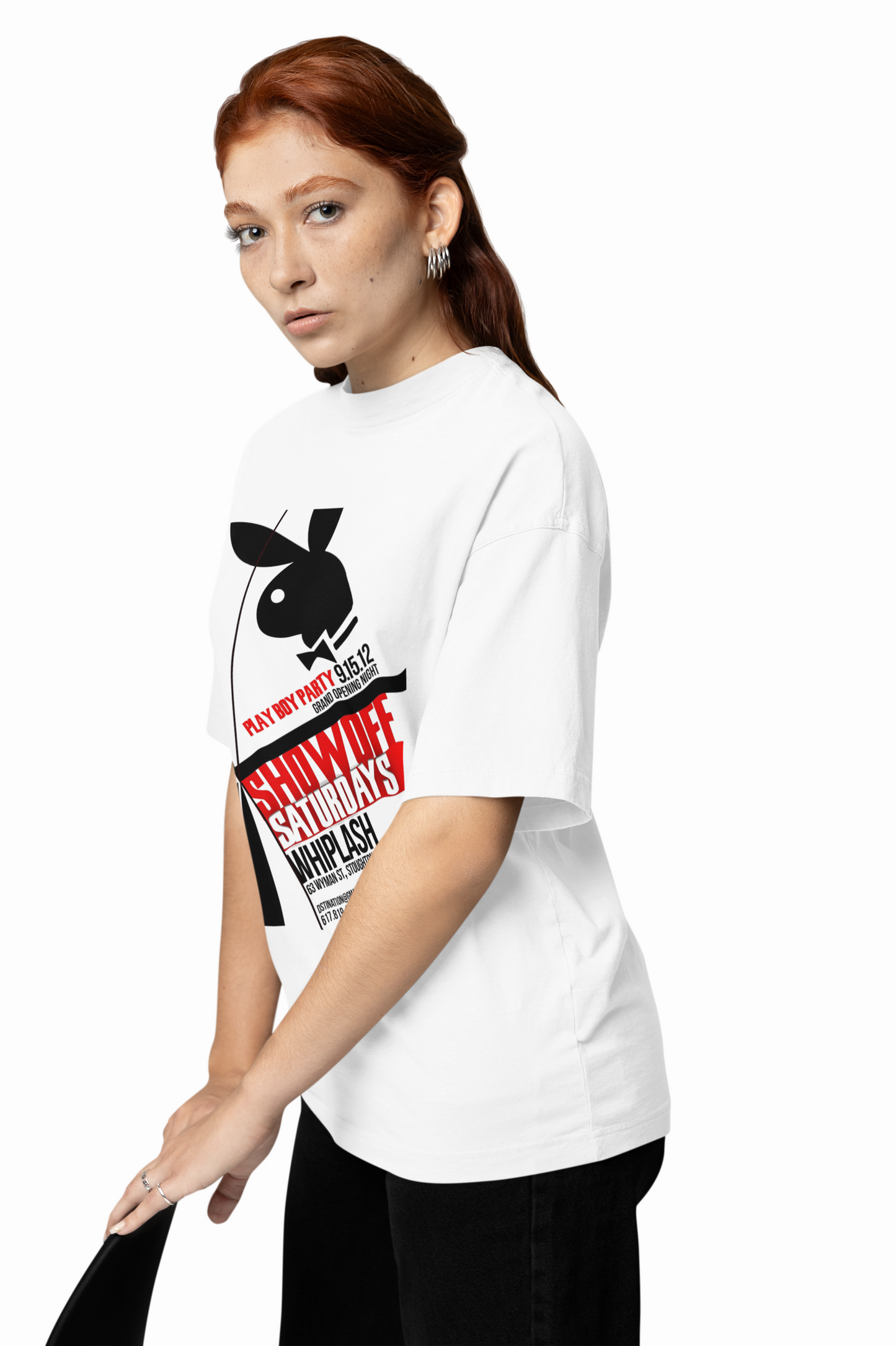 Playboy Party Oversized T-Shirt – Bold Streetwear Graphic