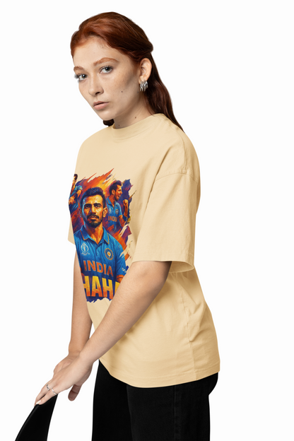 Abstract Chahal Oversized T-Shirt | Stylish Graphic Tee