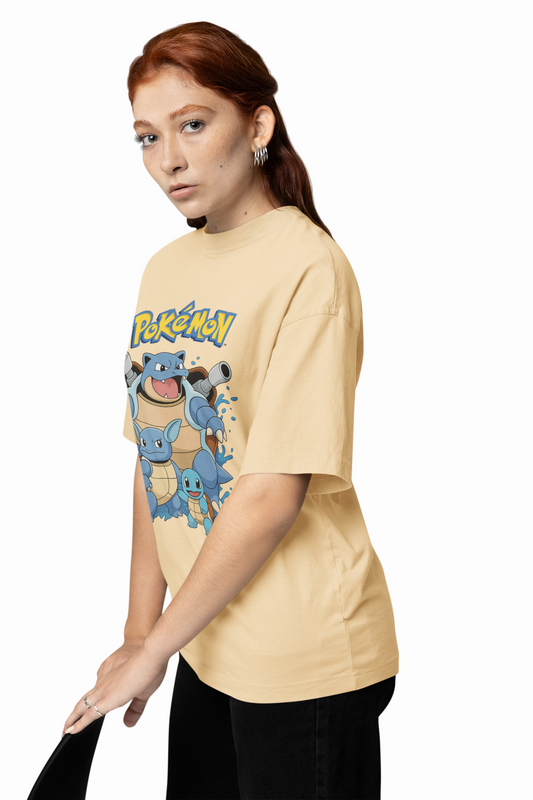Squirtle Oversized T-Shirts – Cool Pokémon Streetwear Style