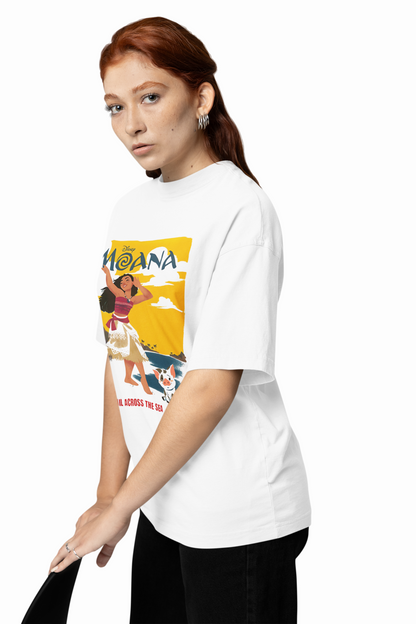 Sail Across The Sea Oversized T-Shirt for Nautical Vibe Now