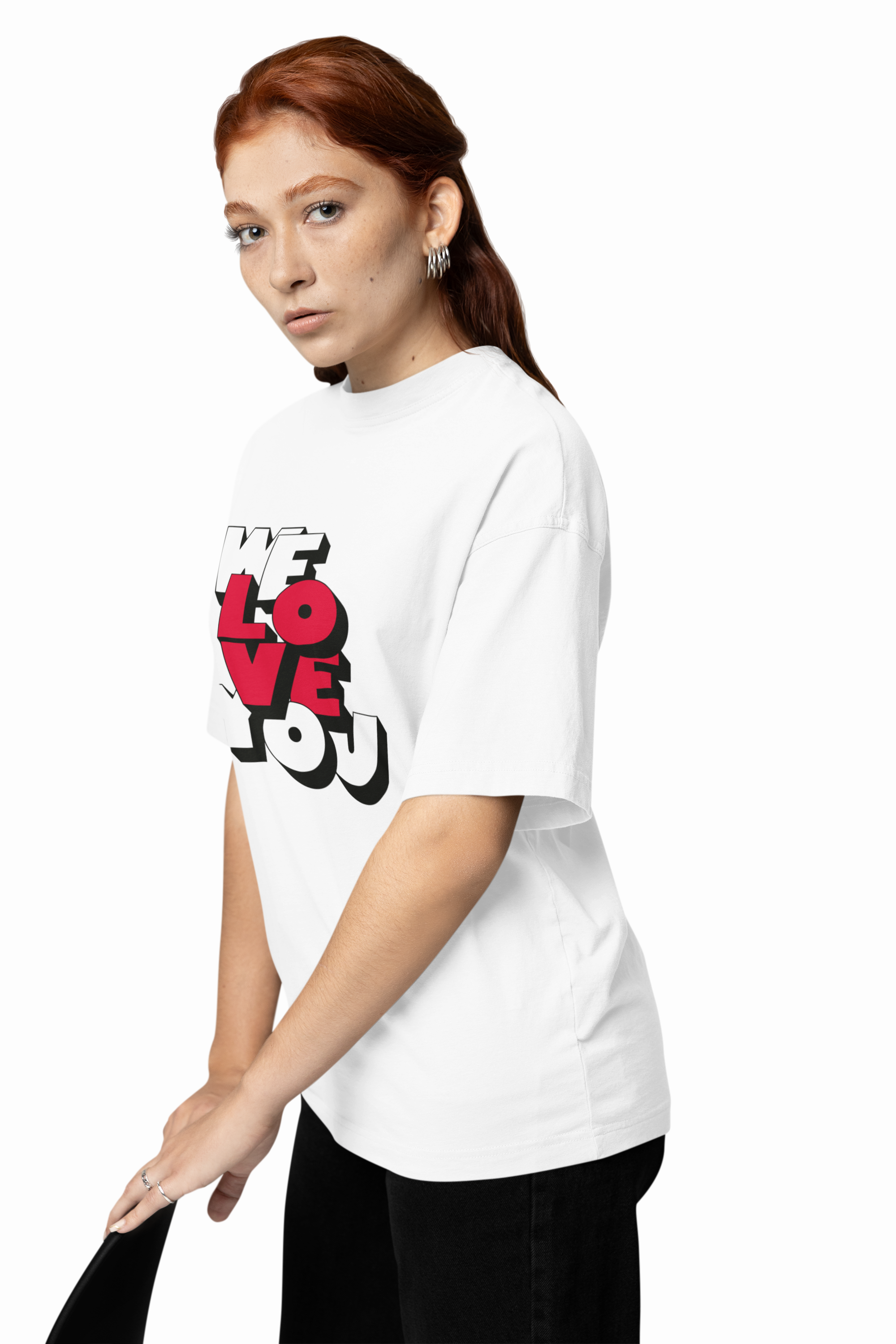 We Love You Oversized T-Shirts