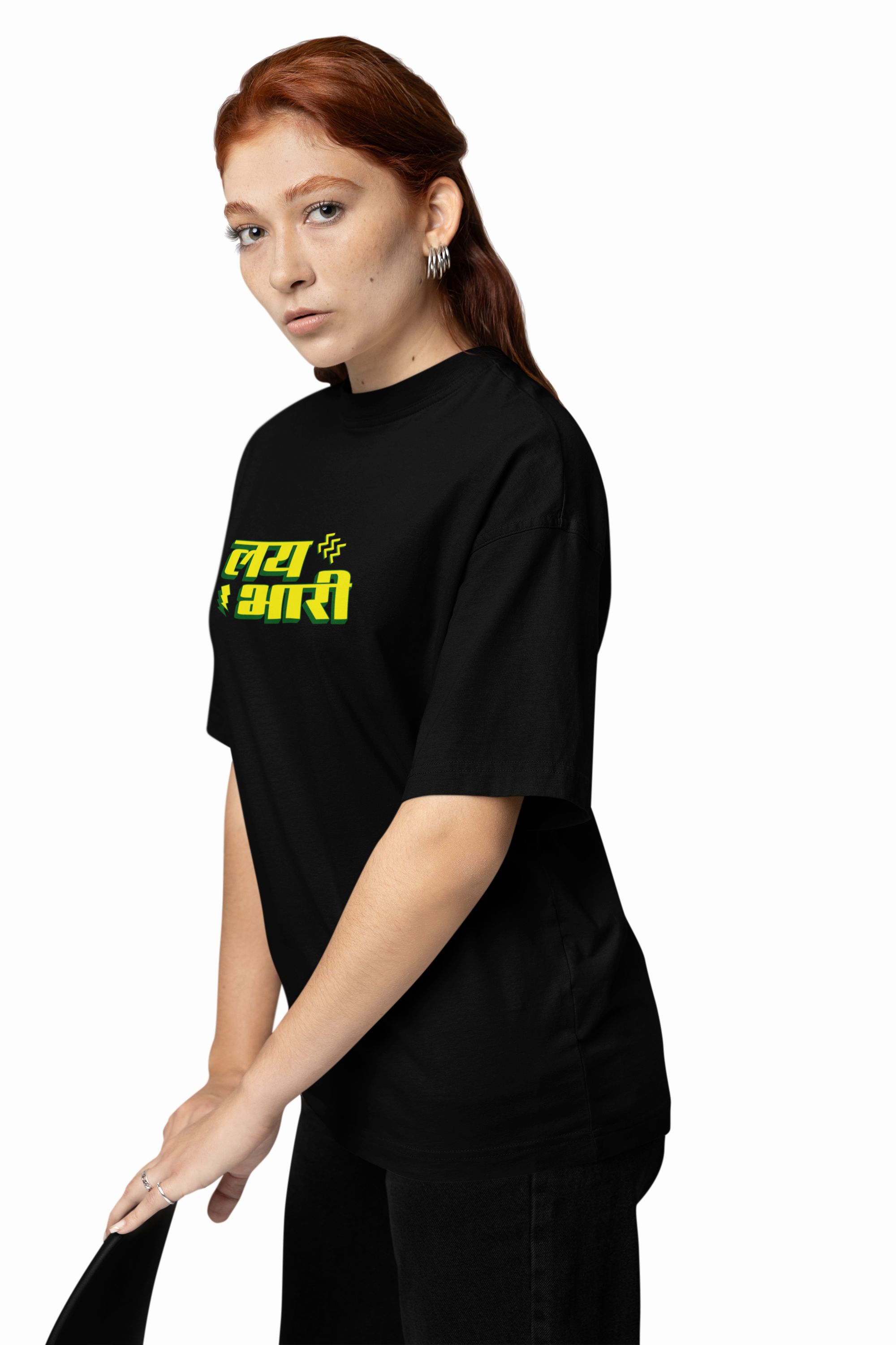 Lay Bhari Marathi Oversized T-Shirt