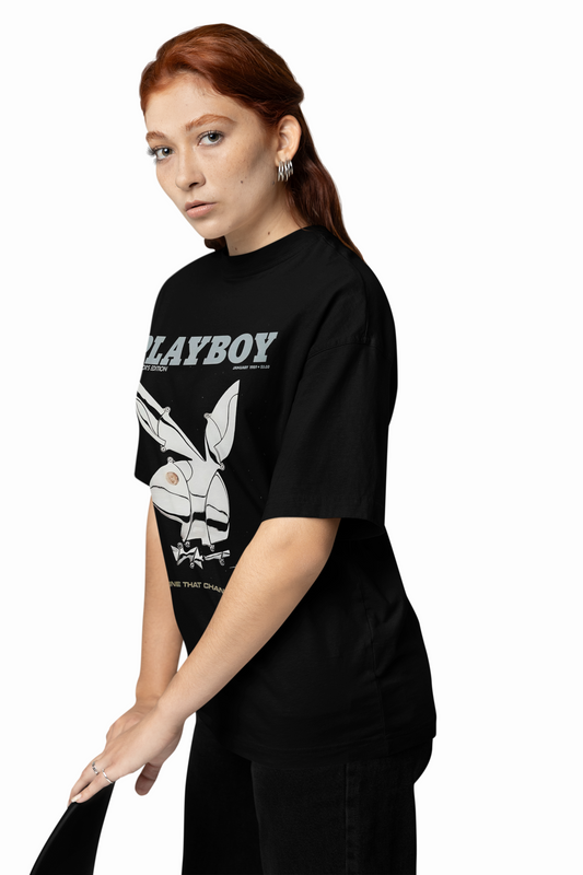 Playboy Oversized T-Shirt – Trendy Casual Streetwear Tee