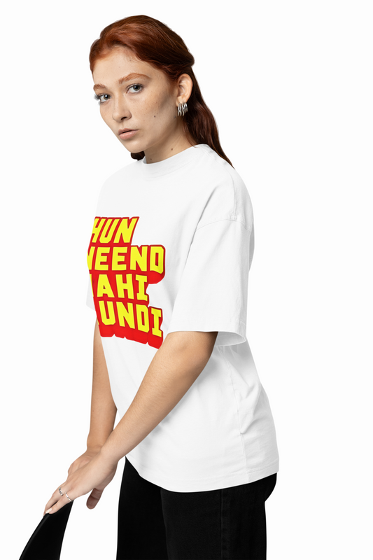 Aujla Song Lines Oversized T-Shirt