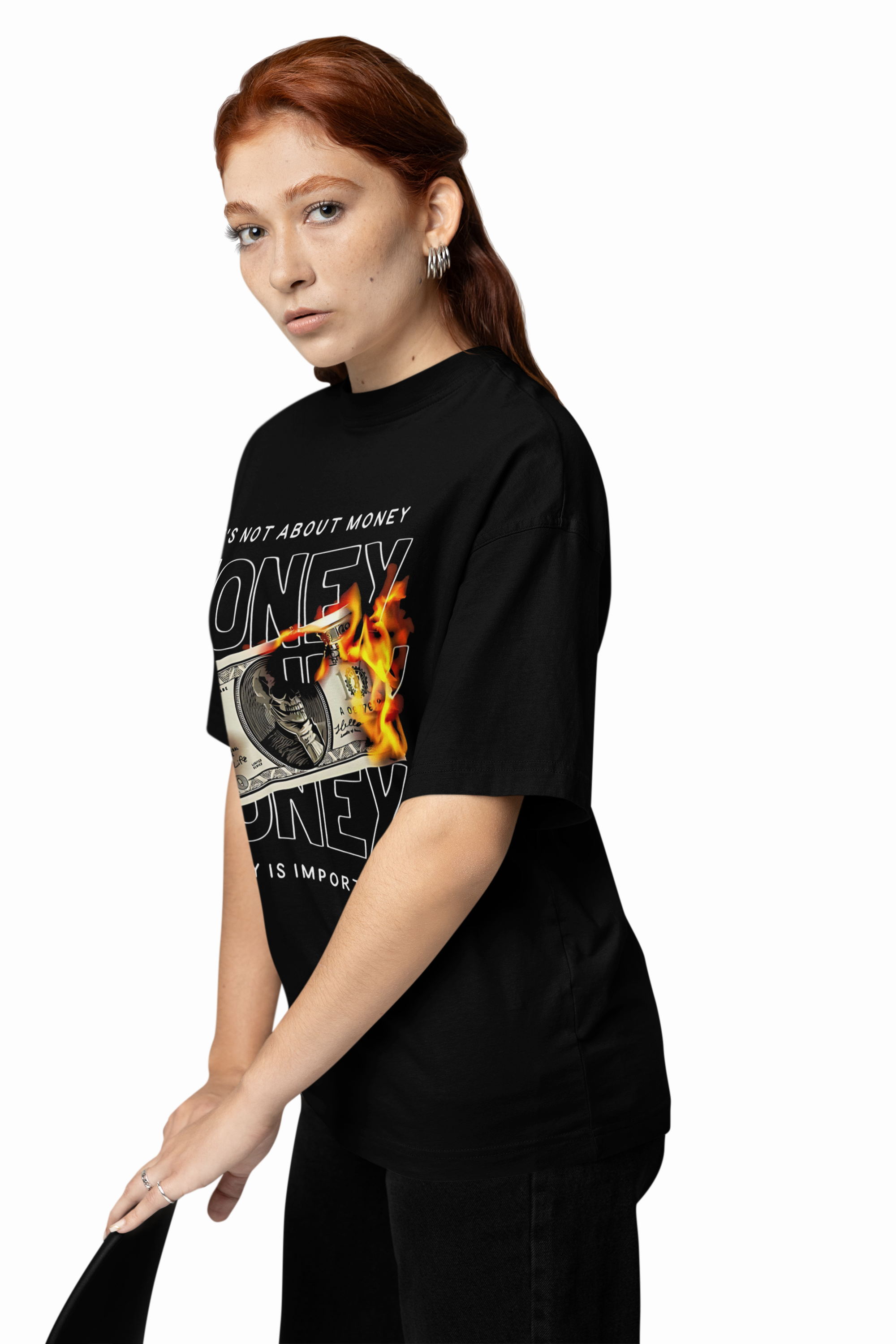 Its Not About Money Oversized T-Shirt