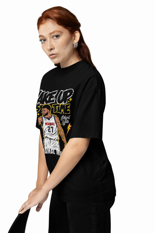 Time For Match Oversized T-Shirt Sporty Streetwear Graphic Tee