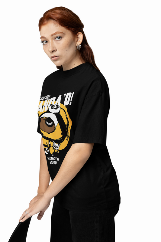 Kung Fu Panda Oversized T-Shirt Stylish Casual Graphic Wear