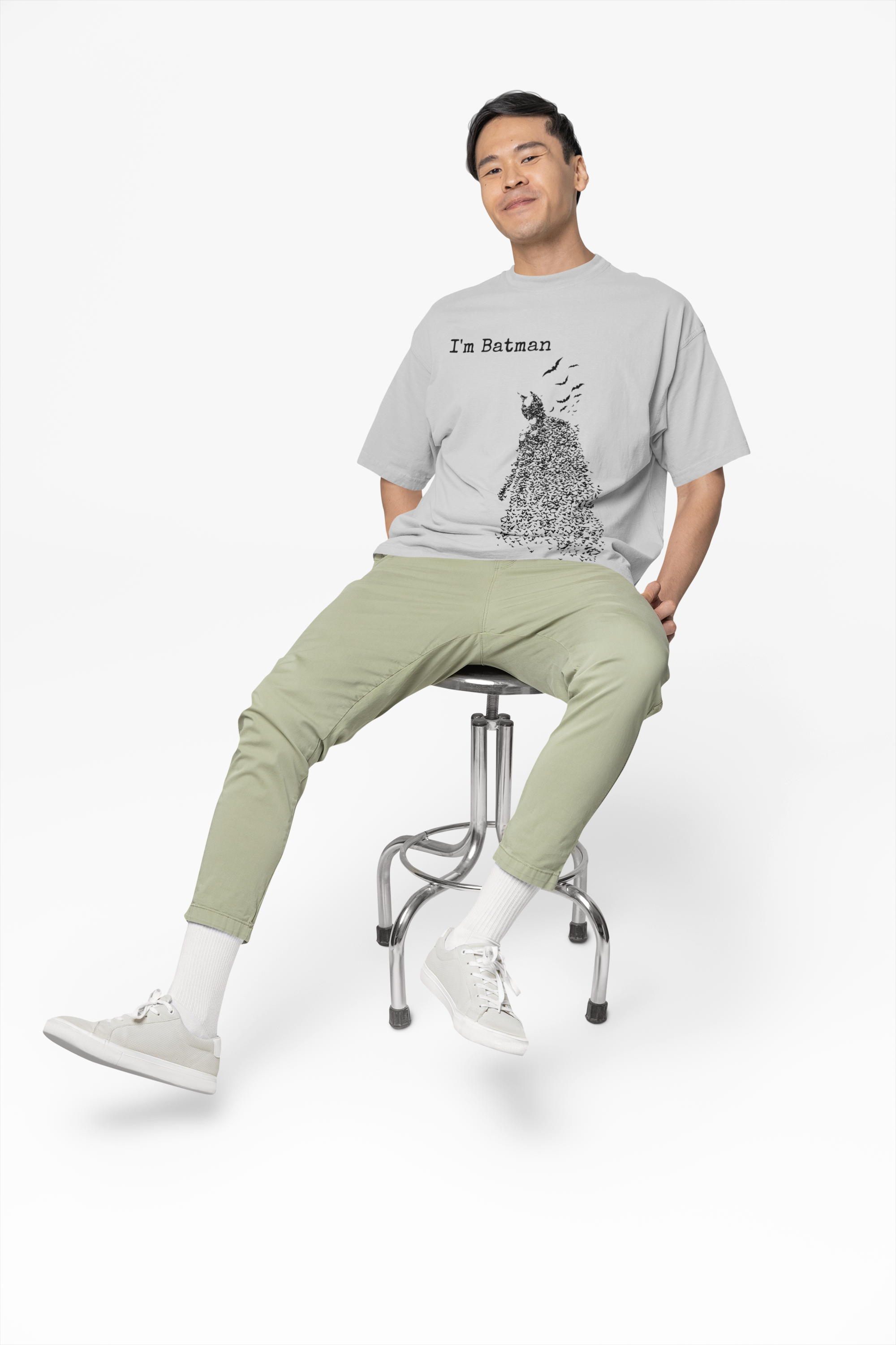 I'M Batman Oversized T-Shirt