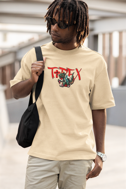 Tirex Unisex Oversized T-Shirt Streetwear Graphic Tee Style Wear